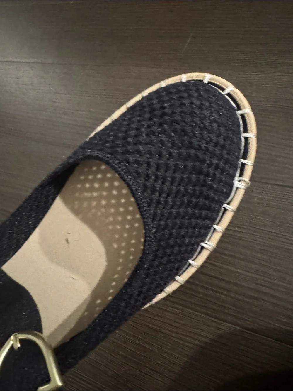 Rothy’s espadrille mary jane in black size 7